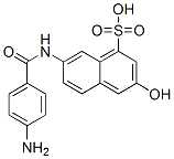 CAS 登录号：68227-71-4， 7-[(4-氨基苯甲酰)氨基]-3-羟基萘-1-磺酸