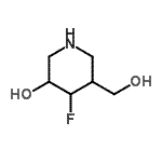 CAS 登录号：682331-17-5， 4-氟-5-(羟基甲基)-3-哌啶醇