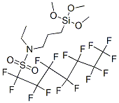 CAS 登录号：68239-75-8， N-乙基-1,1,2,2,3,3,4,4,5,5,6,6,7,7,7-十五氟-N-[3-(三甲氧基硅烷基)丙基]庚烷-1-磺酰胺