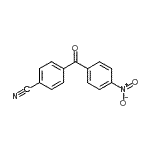 CAS 登录号：68271-77-2， 4-(4-硝基苯甲酰)苯甲腈