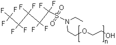 CAS 登录号：68298-80-6， alpha-[2-[乙基[(1,1,2,2,3,3,4,4,5,5,5-十一氟戊基)磺酰基]氨基]乙基]-omega-羟基-聚氧乙烯醚