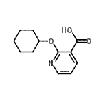 CAS 登录号：68359-02-4， 2-(环己基氧基)烟酸