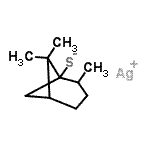 CAS 登录号：68365-86-6， 银(1+)2,6,6-三甲基双环[3.1.1]庚烷-1-硫醇