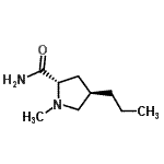 CAS 登录号：6838-19-3， (4R)-1-甲基-4-丙基-L-脯氨酰胺