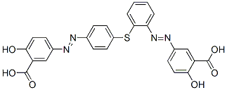 CAS#: 68391-17-3, 5-[[[[4-[(3-Carboxy-4-Hydroxyphenyl)Azo]Phenyl]Thio]Phenyl]Azo]Salicylic Acid