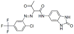 CAS 登录号：68399-99-5， 2-[[2-氯-5-(三氟甲基)苯基]偶氮]-N-(2,3-二氢-2-氧代-1H-苯并咪唑-5-基)-3-氧代丁酰胺
