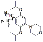 CAS 登录号：68400-46-4， 2,5-二(1-甲基乙氧基)-4-(吗啉基)偶氮苯四氟硼酸盐