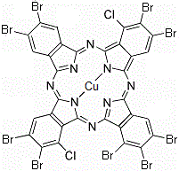 CAS 登录号：68425-85-4， [1,3,9,10,16,17,23,24-九溴-11,25-二氯-29H,31H-酞菁根]-(SP-4-2)-铜