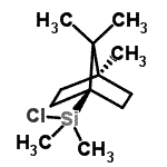 CAS 登录号：684284-12-6， 氯(二甲基)[(1r,4r)-4,7,7-三甲基双环[2.2.1]庚-1-基]硅烷