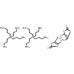 CAS 登录号：68449-38-7， 二(N,N,N-三丁基-1-丁烷铵)二[4,5-二(硫基-kappaS)-1,3-二硫杂环戊烯-2-噻吩基酮(2-)]锌酸酯(2-)