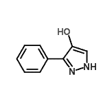 CAS 登录号：685135-76-6， 3-苯基-1H-吡唑-4-醇