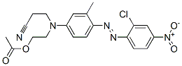 CAS 登录号：68516-64-3， 2-[4-[(2-氯-4-硝基苯基)偶氮]-N-(2-氰基乙基)-3-甲基苯胺基]乙基乙酸酯
