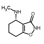CAS 登录号：685501-86-4， (4S)-4-(甲基氨基)-4,5,6,7-四氢-1,2-苯并恶唑-3-醇