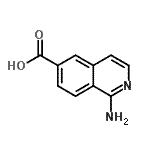 CAS 登录号：685502-48-1， 1-氨基-6-异喹啉羧酸