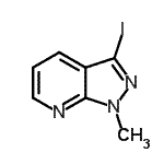 CAS 登录号：685522-76-3， 3-碘-1-甲基-吡唑并[3,4-b]吡啶