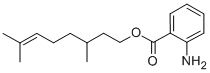 CAS#: 68555-57-7, Citronellyl Anthranilate