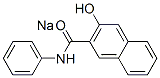 CAS 登录号:68556-06-9, 3-羟基-N-苯基萘-2-甲酰胺钠盐