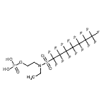 CAS#: 68568-53-6, 2-{Ethyl[(pentadecafluoroheptyl)sulfonyl]amino}ethyl dihydrogen phosphate