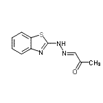 CAS 登录号：68579-70-4， (1E)-1-(1,3-苯并噻唑-2-基亚肼基)丙酮