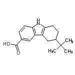 CAS 登录号：685862-13-9， 3-(2-甲基-2-丙基)-2,3,4,9-四氢-1H-咔唑-6-羧酸