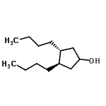 CAS 登录号：685876-26-0， (3R,4R)-3,4-二丁基环戊醇