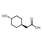 CAS 登录号：68592-23-4， (反式-4-羟基环己基)乙酸