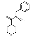 CAS 登录号：686255-79-8， N-苄基-N-甲基-4-哌啶甲酰胺