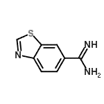 CAS 登录号：686262-54-4， 1,3-苯并噻唑-6-甲脒