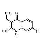 CAS 登录号：686280-08-0， 3-乙基-7-氟-2-羟基-4(1H)-喹啉酮