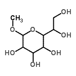 CAS 登录号：686299-10-5， 甲基5-(1,2-二羟基乙基)吡喃戊糖苷