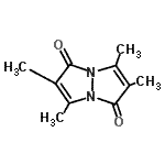 CAS 登录号：68654-23-9， 2,3,6,7-四甲基-1H,5H-吡唑并[1,2-a]吡唑-1,5-二酮
