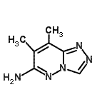 CAS 登录号：68675-37-6， 7,8-二甲基[1,2,4]三唑并[4,3-b]哒嗪-6-胺