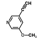 CAS 登录号：686768-50-3， 3-乙炔基-5-甲氧基-吡啶
