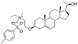 CAS#: 68710-62-3, N,N-Diethyl-2-(((3-beta,20R)-20-Hydroxypregn-5-En-3-Yl)Oxy)-N-Methylethanaminium 4-Methylbenzenesulfonate