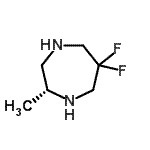 CAS 登录号：687634-54-4， (2R)-6,6-二氟-2-甲基-1,4-二氮杂环庚