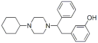 CAS#: 68770-59-2, 1-Cyclohexyl-4-(2-(3-Hydroxyphenyl)-1-Phenylethyl)Piperazine