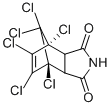 CAS 登录号：6889-41-4， 1,4,5,6,7,7-六氯双环(2.2.1)-5-庚烯-2,3-二甲酰亚胺