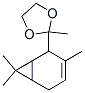 CAS 登录号：68891-89-4， 2-甲基-2-(3,7,7-三甲基双环[4.1.0]庚-3-烯-2-基)-1,3-二氧戊环