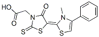 CAS#: 68901-07-5, 5-(3-Methyl-4-Phenylthiazol-2(3H)-Ylidene)-4-Oxo-2-Thioxothiazolidin-3-Acetic Acid