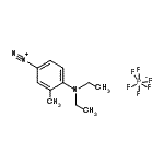 CAS 登录号：68911-96-6， 4-二乙基氨基-3-甲基-偶氮苯六氟磷酸盐