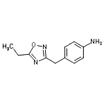 CAS 登录号：689251-51-2， 4-[(5-乙基-1,2,4-恶二唑-3-基)甲基]苯胺