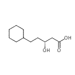 CAS 登录号：689291-81-4， (3R)-5-环己基-3-羟基戊酸