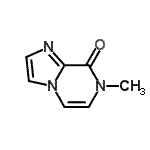 CAS 登录号：689297-90-3， 7-甲基咪唑并[1,2-a]吡嗪-8(7H)-酮