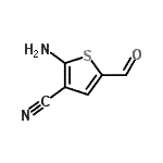 CAS 登录号：68935-75-1， 2-氨基-5-甲酰基-3-噻吩甲腈
