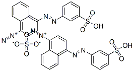 CAS#: 68938-67-0, Bis[4-[(3-Sulphophenyl)Azo]Naphthalene-1-Diazonium] Sulphate