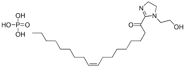 CAS 登录号：68938-78-3， (Z)-1-[4,5-二氢-1-(2-羟基乙基)-1H-咪唑-2-基]十八碳-9-烯-1-酮磷酸盐