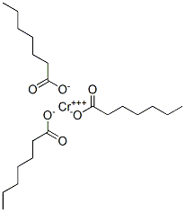 CAS 登录号：68957-69-7， 庚酸铬(3+)