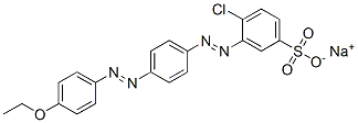 CAS 登录号：68959-01-3， 4-氯-3-[[4-[(4-乙氧基苯基)偶氮]苯基]偶氮]苯磺酸钠