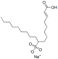 CAS 登录号：68959-02-4， 9-磺酸基十八碳烯酸氢钠