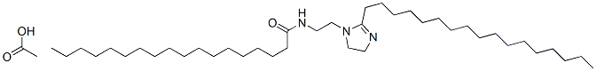 CAS 登录号：68959-08-0， N-[2-(2-十七烷基-4,5-二氢-1H-咪唑-1-基)乙基]硬脂酰胺单乙酸盐